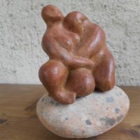 Ambiguïté - sculpture bronze par Chantal Lozac'Hmeur