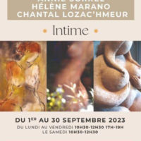 Affiche - Exposition Intime - Villeneuve-de-Berg 2023